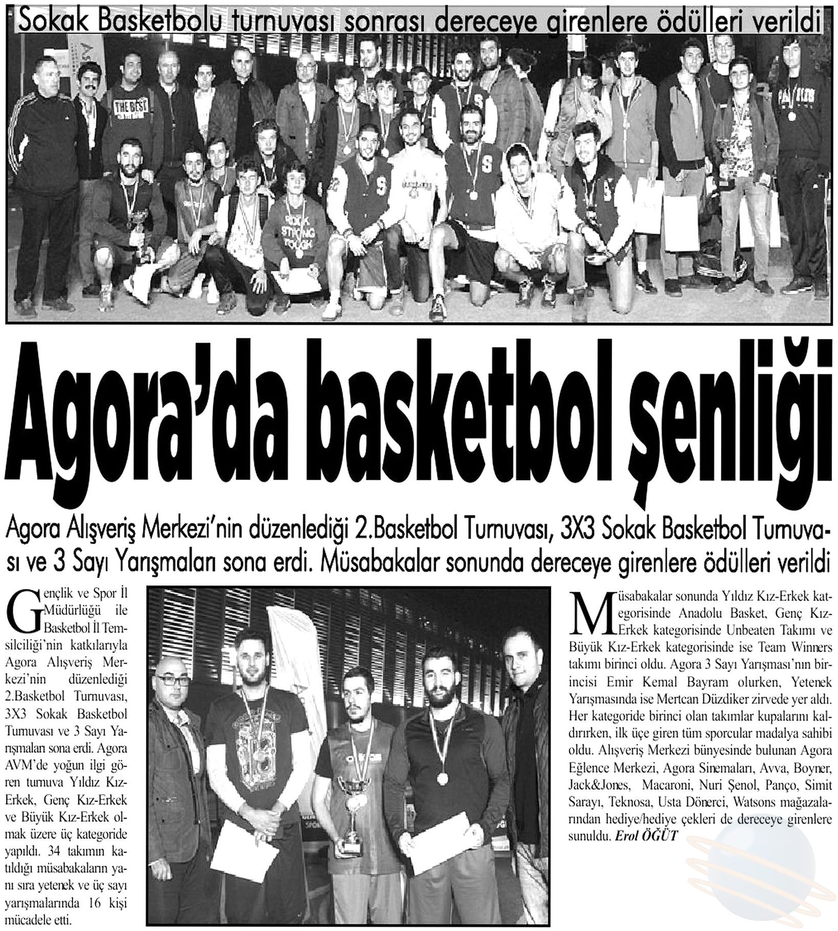 AGORA'DA BASKETBOL ŞENLİĞİ