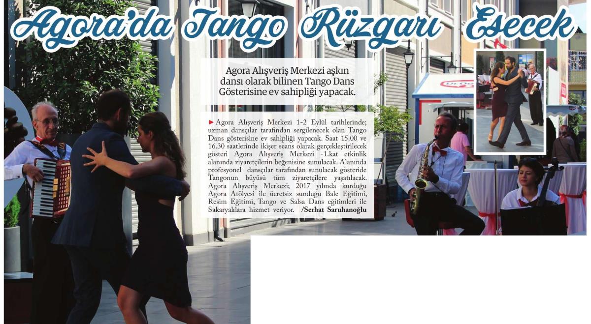 AGORA'DA TANGO RÜZGARI ESECEK